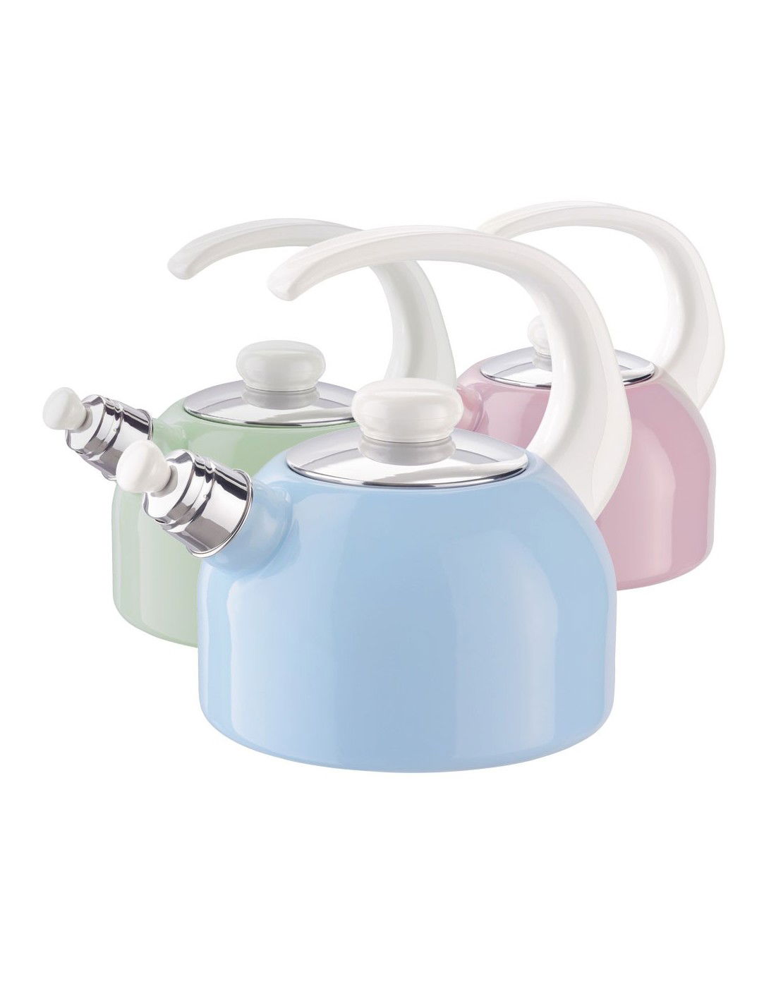 RIESS Classic 2 l - smaltovaný konvice s píšťalkou