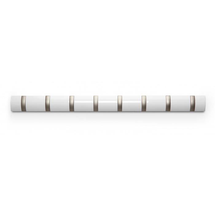 UMBRA Flip 81 cm biały - wieszak ścienny drewniany