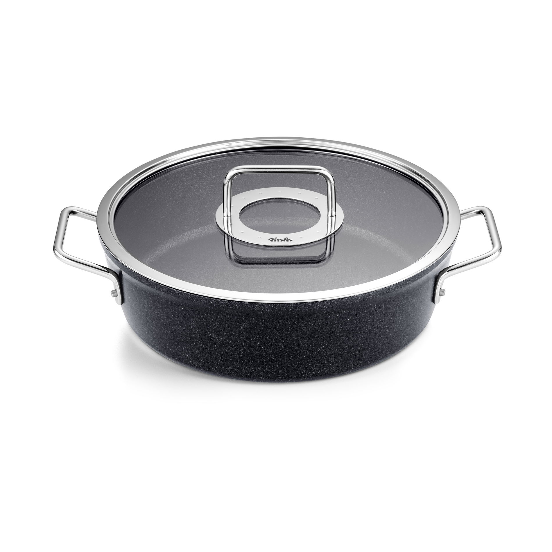 FISSLER Adamant 28 cm - hliníkový hrniec s pokrievkou