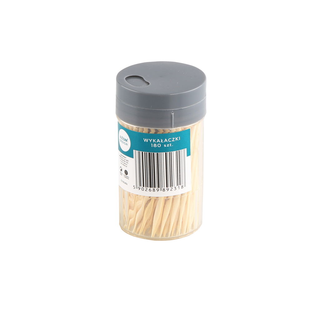 Drevené zubné špáradlá TOOTHPICK 180 ks.