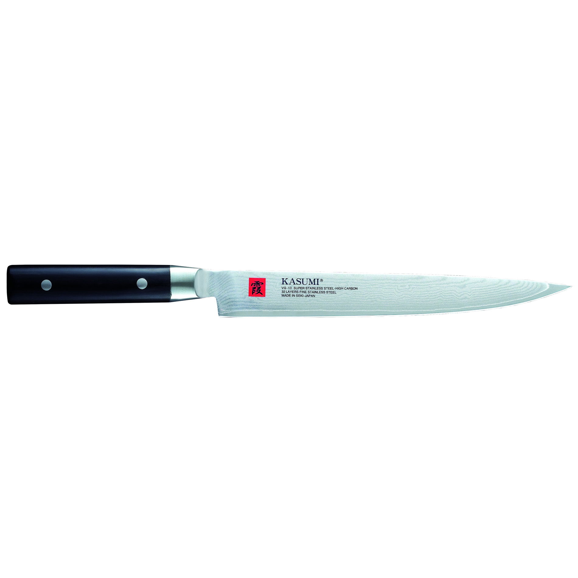 Univerzální nůž z nerezové oceli KASUMI SLICER černý 24 cm