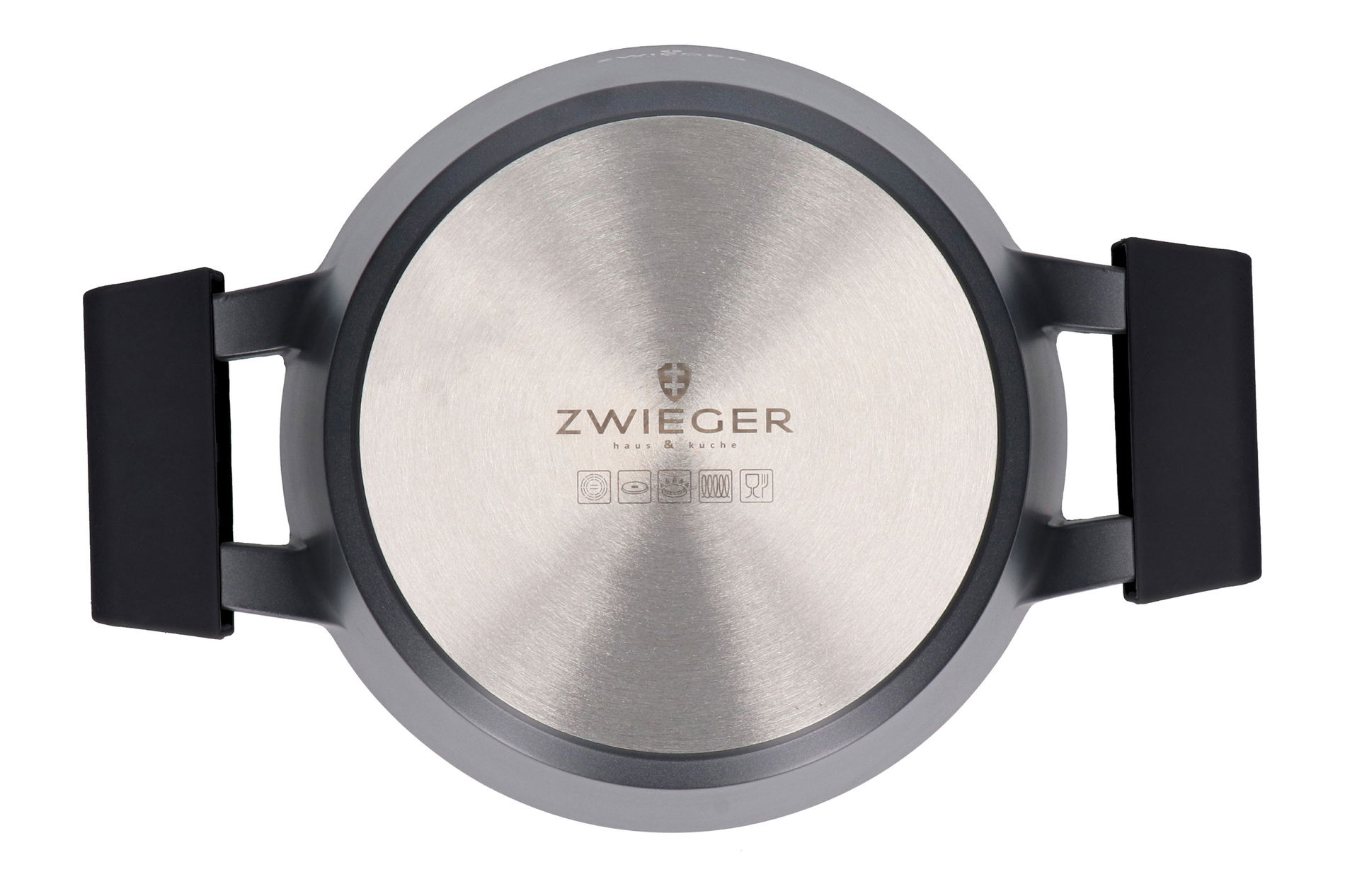 ZWIEGER Black Stone 2 l hliníkový hrnec s poklicí