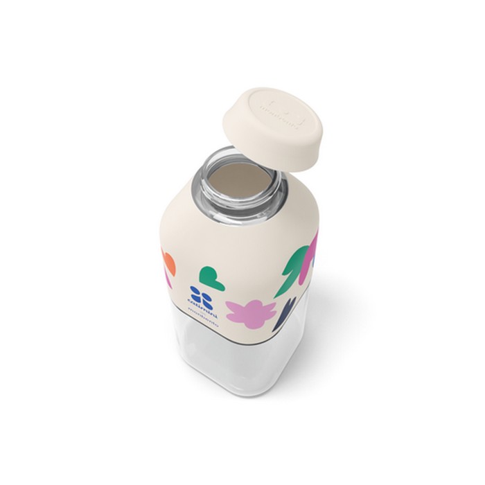 MONBENTO S Positive Catimini Cream Paper Cut 0,33 l - tritanová vodná fľaša