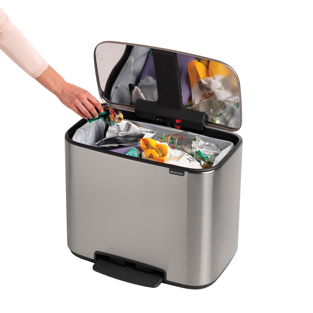 BRABANTIA Bo 36 l - odpadkový koš s pedálem z nerezové oceli