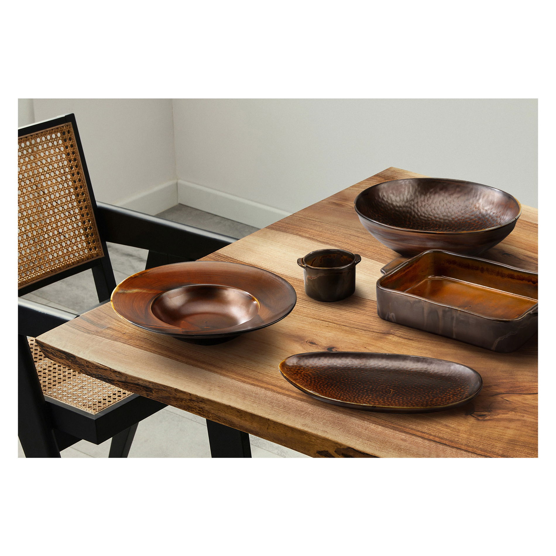 VERLO Fire 25,5 x 16 cm - naczynie żaroodporne do zapiekania porcelanowe