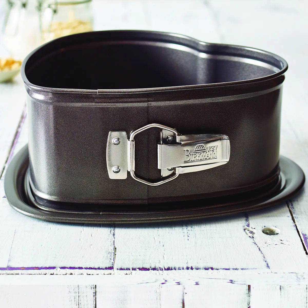 BIRKMANN Easy Baking 22 cm - kulatá dortová forma s vyjímatelným dnem z uhlíkové oceli