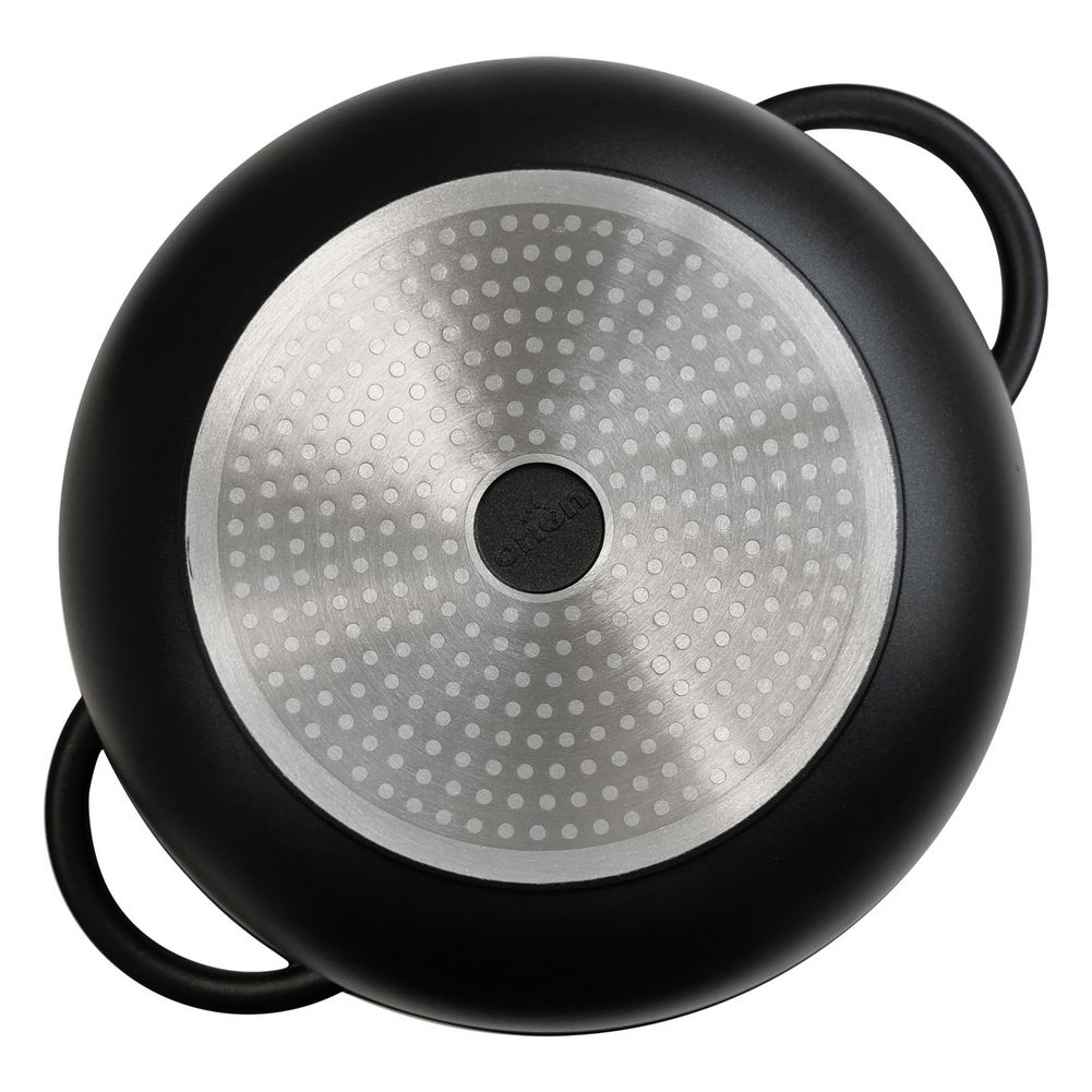 Nepřilnavá pánev wok s pokličkou GRANDE LID GRAFITOVÁ 32 cm
