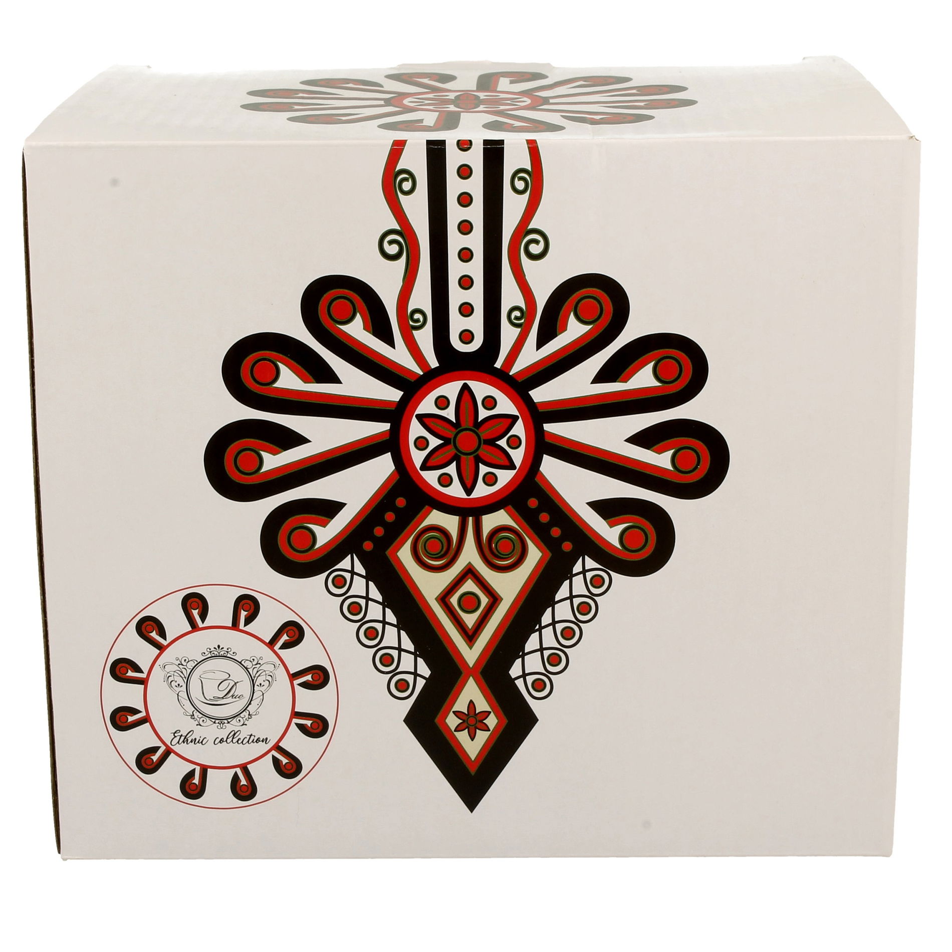 Porcelánový hrnek DUO ETNO XXL bílý 1000 ml