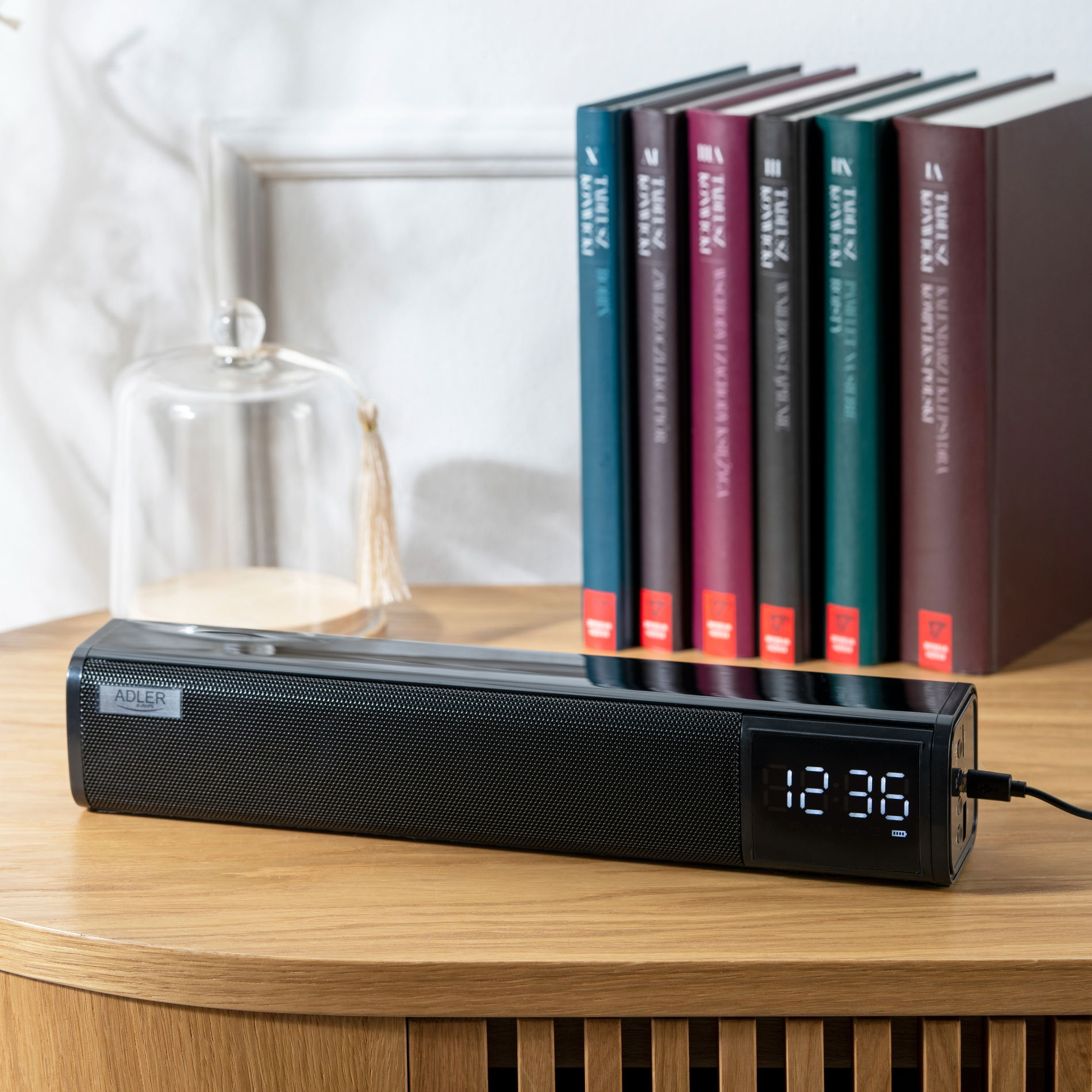 ADLER AD 1191 - bezdrátový bluetooth reproduktor s budíkem