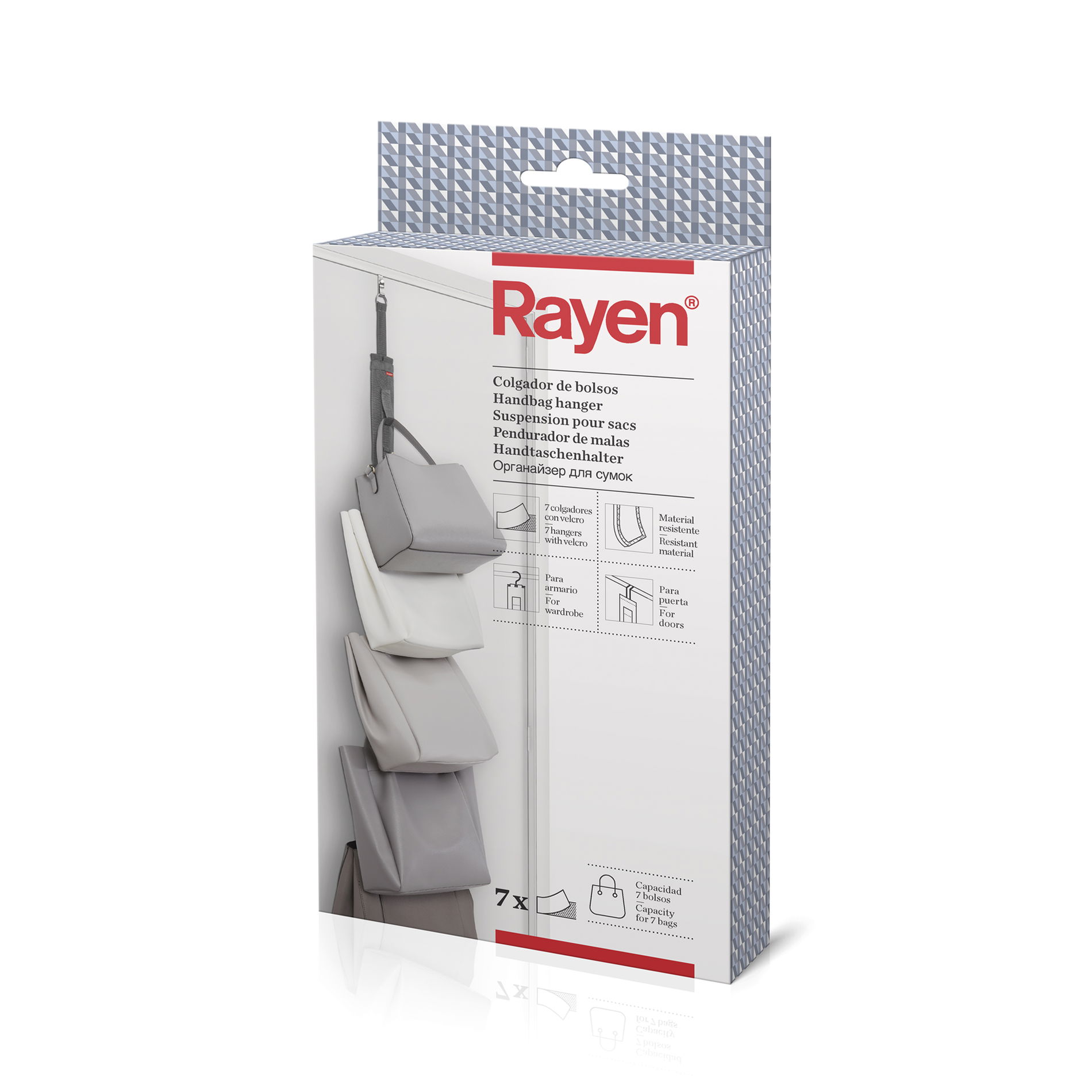 Organizér na kabelky do skrine RAYEN