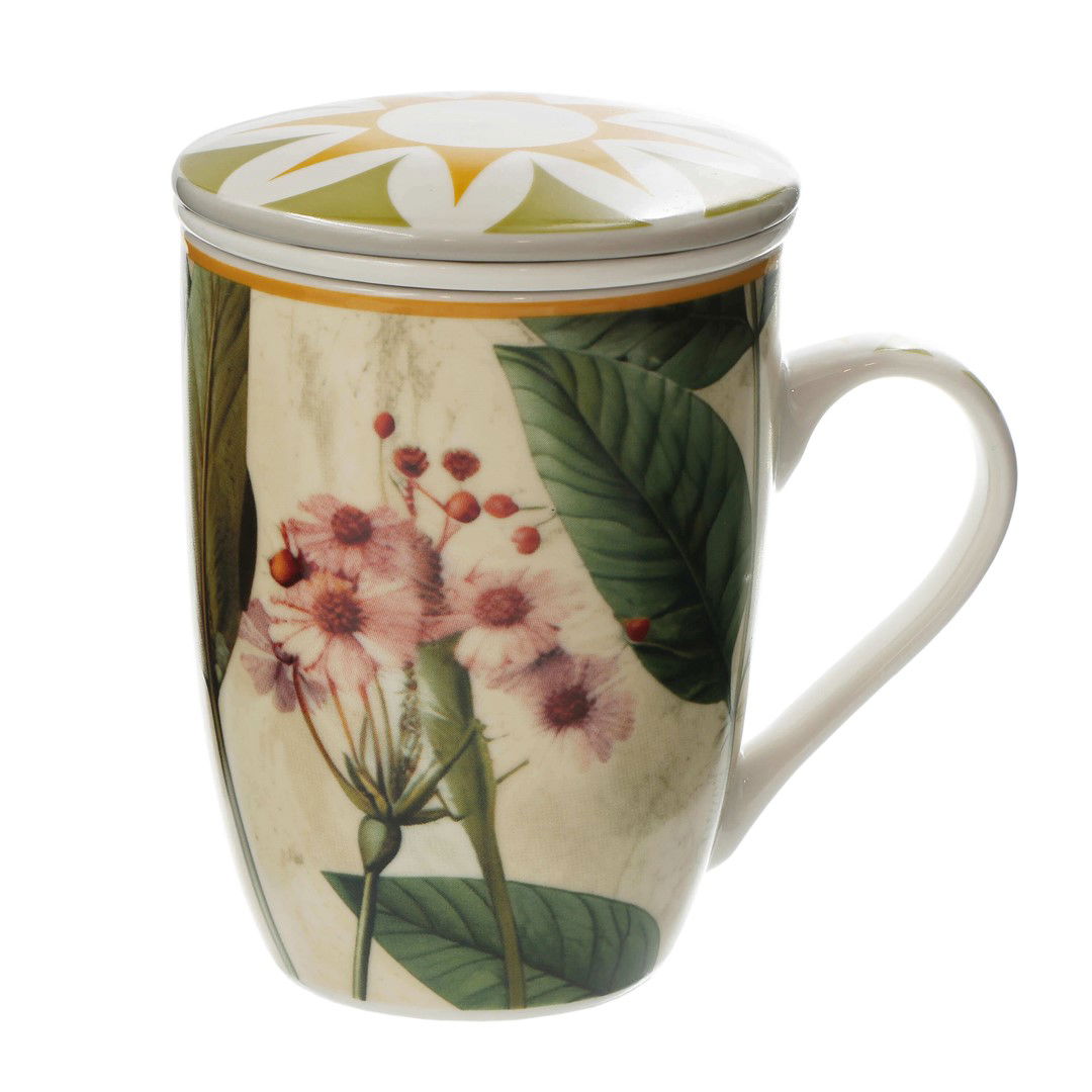 ROSE&TULIPANI MIRABILIA Zestaw 4 kubków infuzyjnych 300 ml, żółty