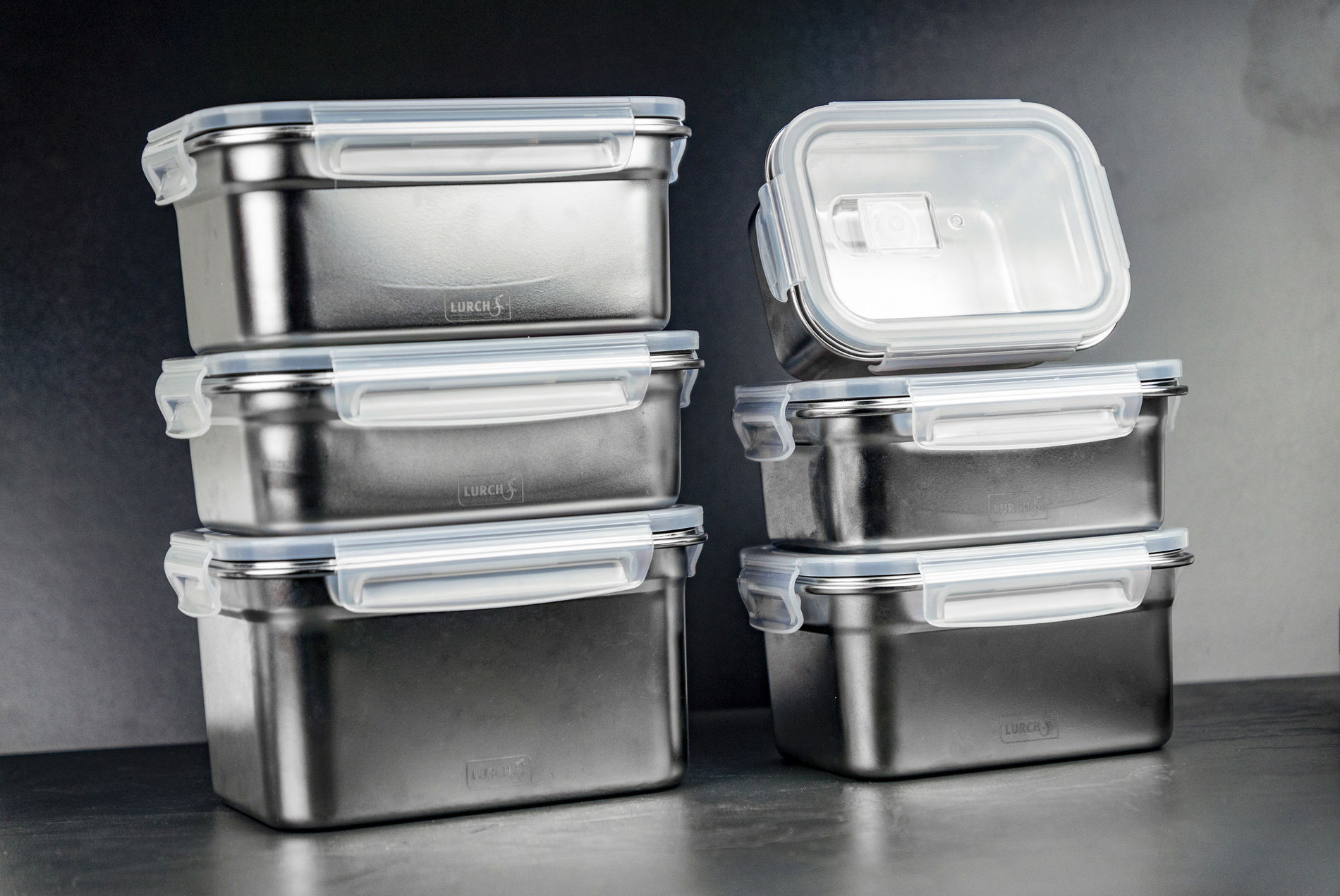 LURCH Safety 1,5 l - nerezový box na oběd / snídaňový box