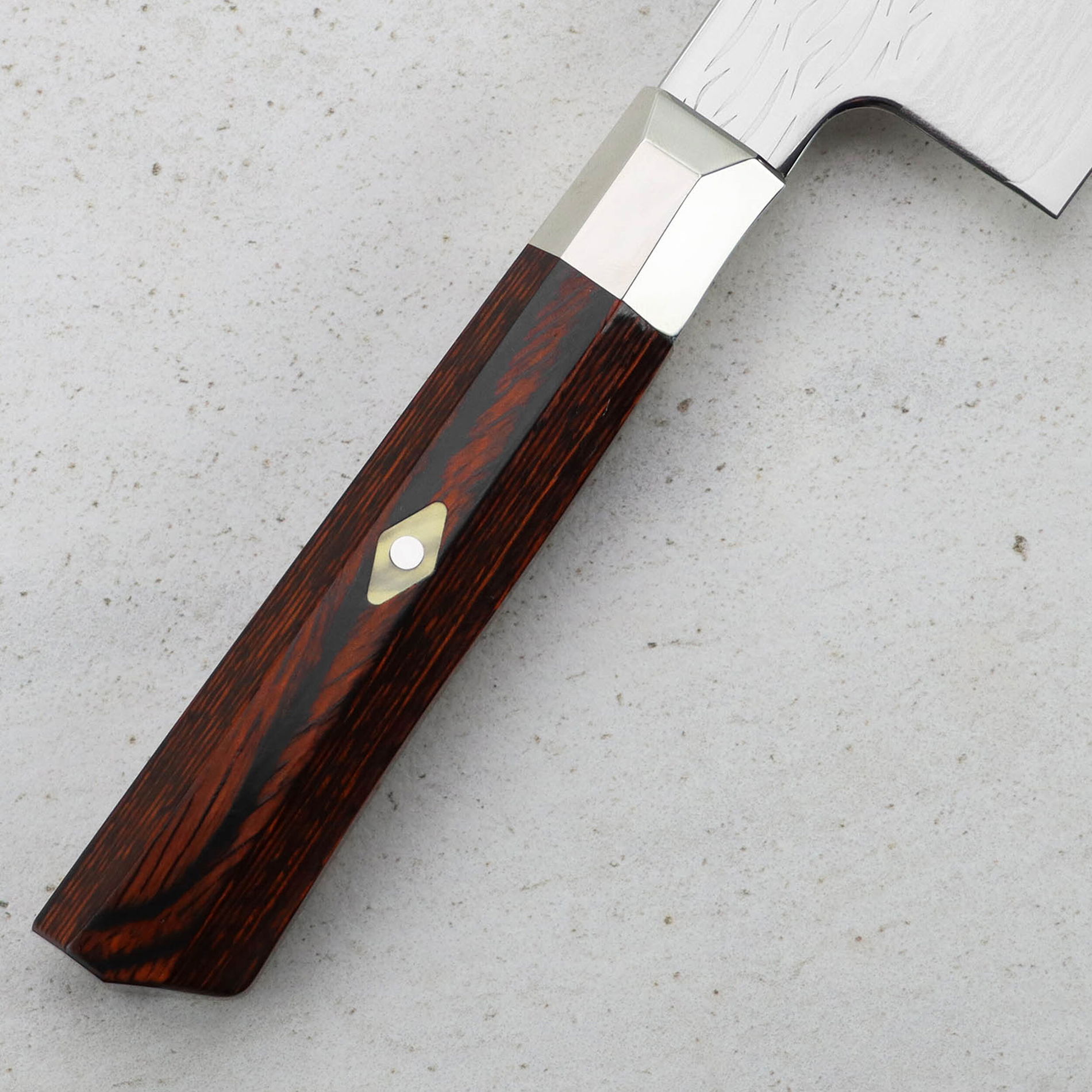 MCUSTA Zanmai Supreme Ripple 16,5 cm - japonský Nakiri nůž na zeleninu z damaskové oceli