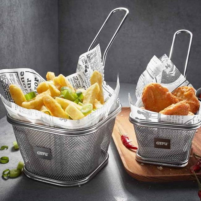 GEFU BBQ Big - košík na hranolky z nehrdzavejúcej ocele