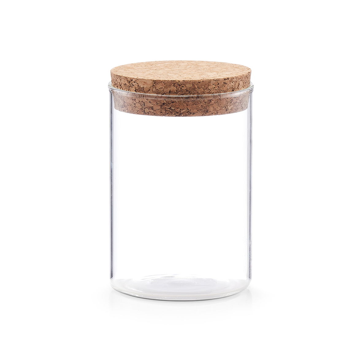ZELLER Practic Glass 0,4 l - sklenená nádoba na potraviny s vekom