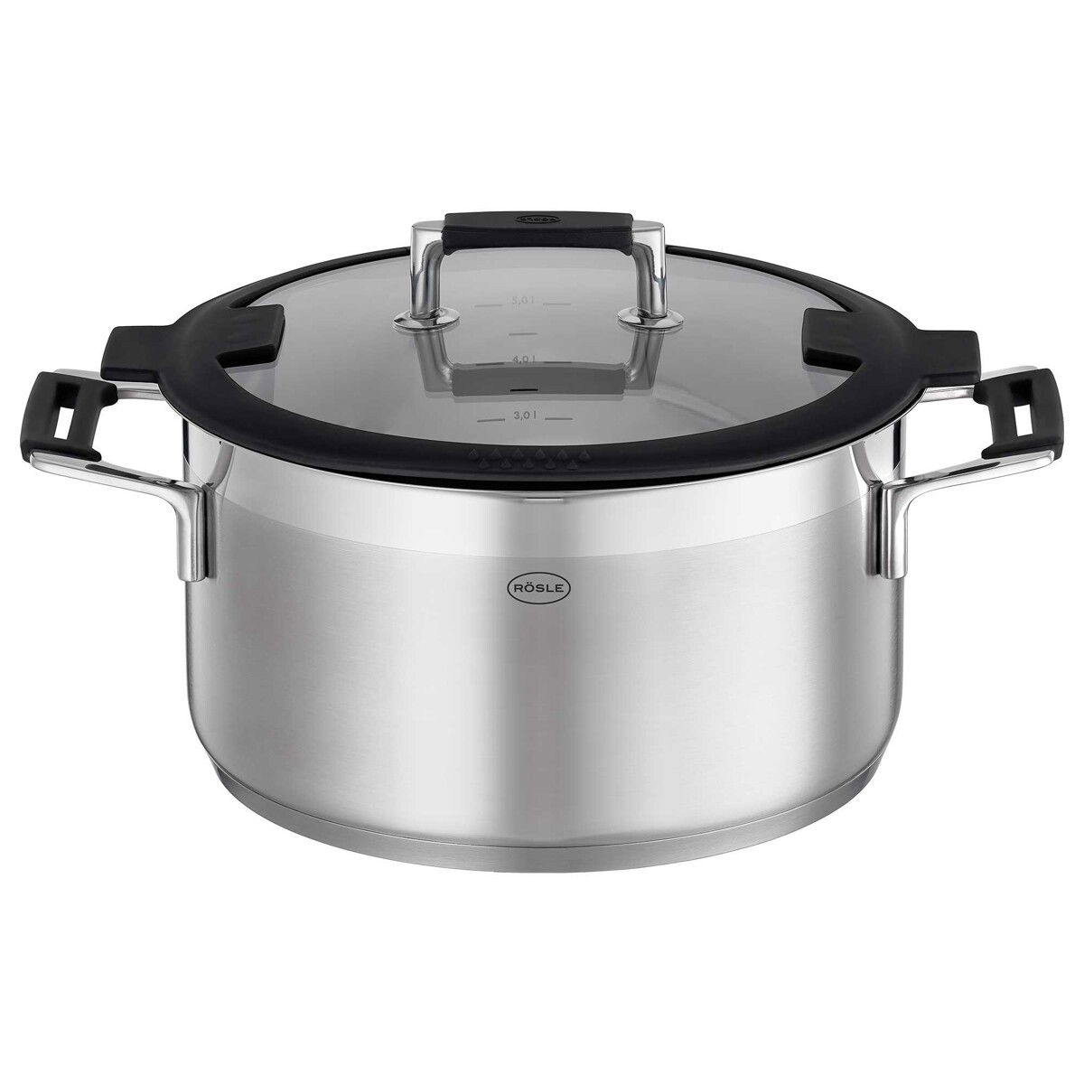 ROESLE Silence Pro 5,8 l - nerezový hrniec s pokrievkou na cedenie