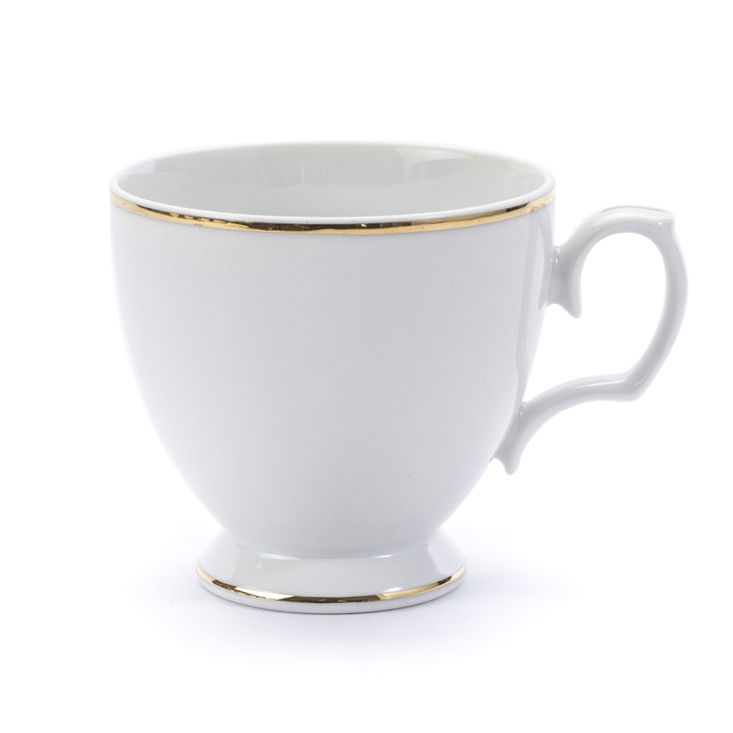 Porcelánový šálek na kávu a čaj MARIAPAULA MODERNA GOLD 200 ml