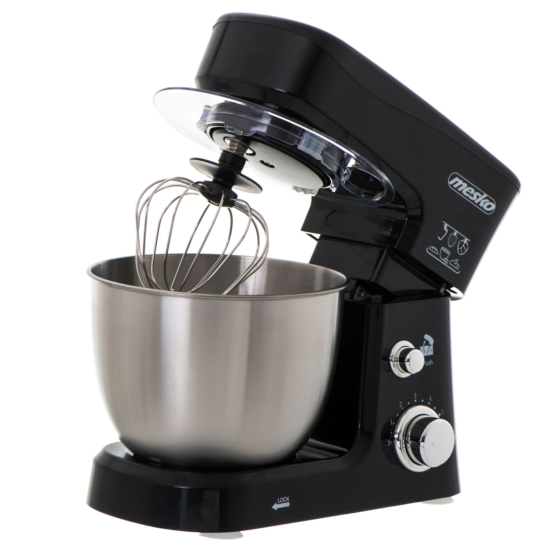 MESKO MS 4217 1200 W - kuchyňský planetární mixér / robot s mísou