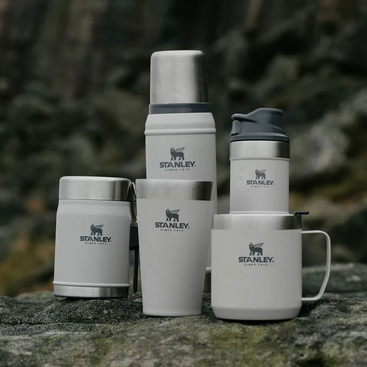 STANLEY Adventure 470 ml světle šedý - nerezový termohrnek na pivo