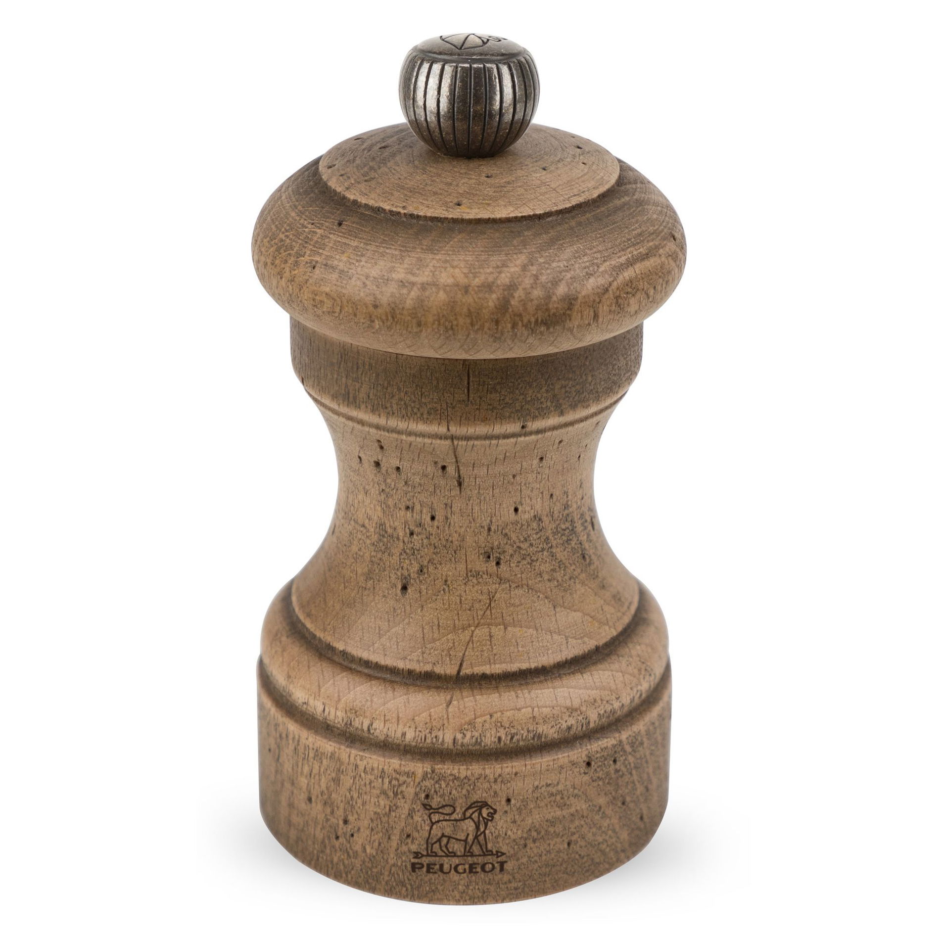 Dřevěný ruční mlýnek na pepř PEUGEOT ANTIQUE 10 cm