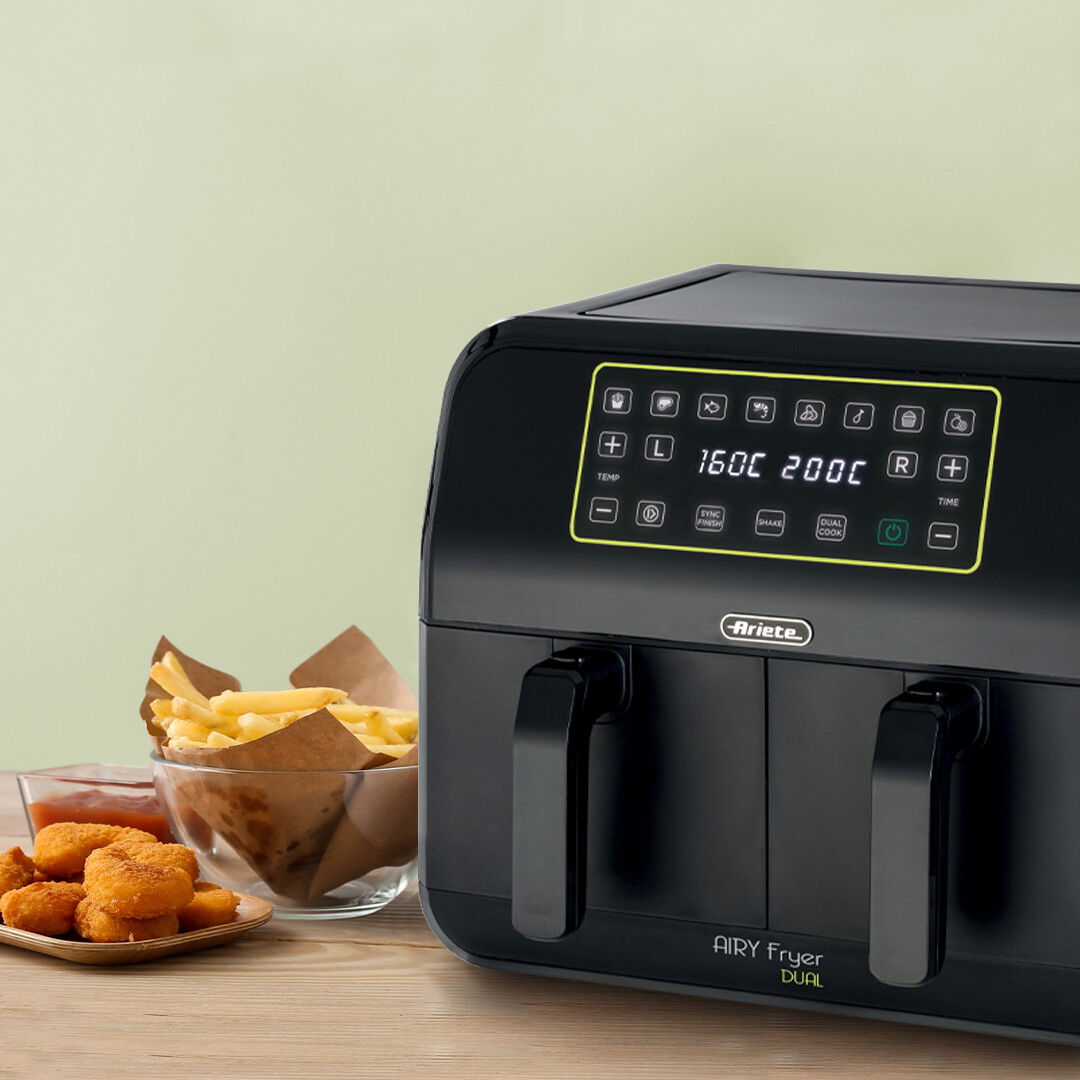 ARIETE Air Fryer Dual 4623/00 1700 W - bezolejová fritéza s dvěma komorami