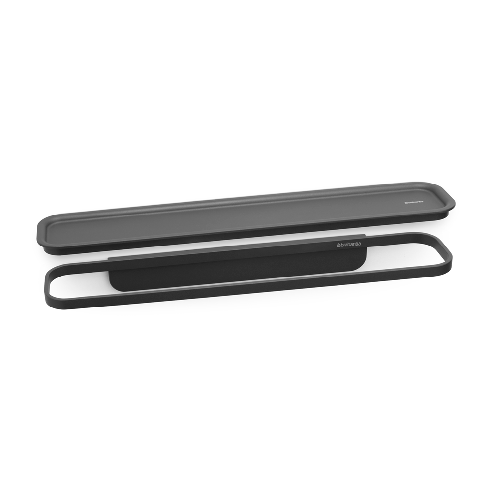 BRABANTIA MindSet 4,4 cm tmavě šedá - koupelnová polička