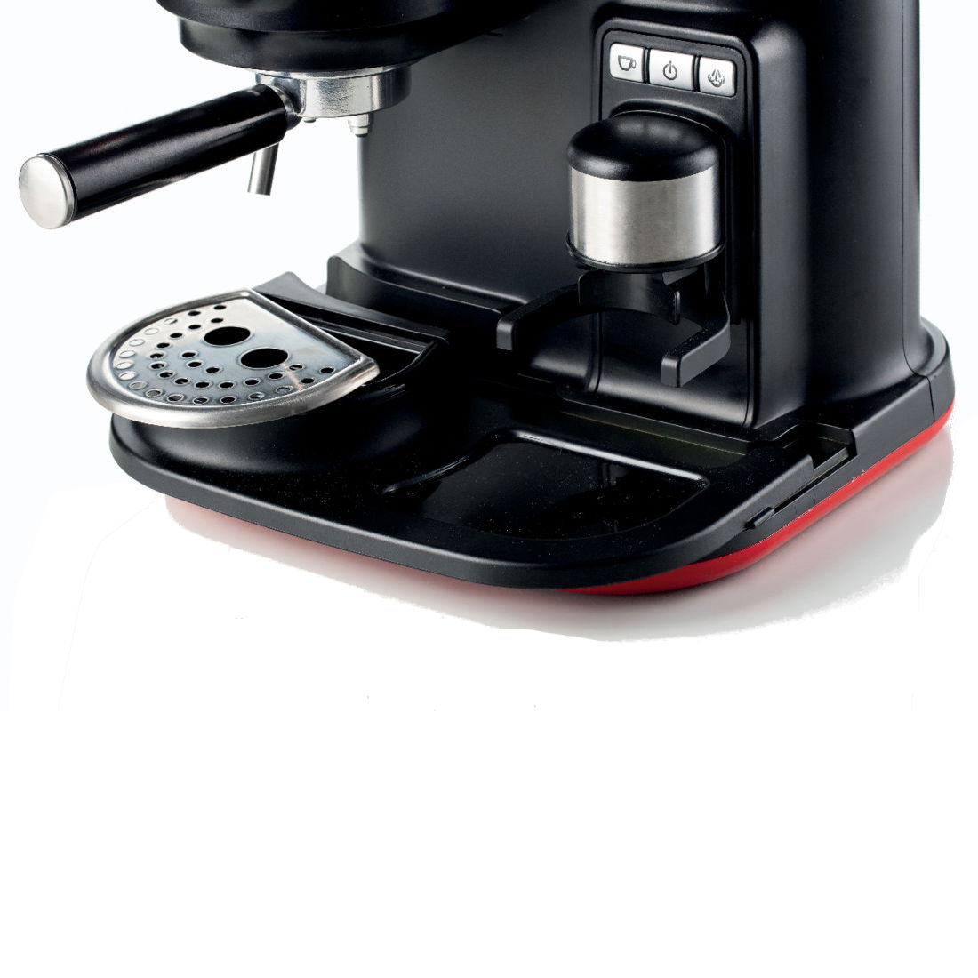 ARIETE Espresso Moderna 1080 W červeno-černý - kovový tlakový kávovar