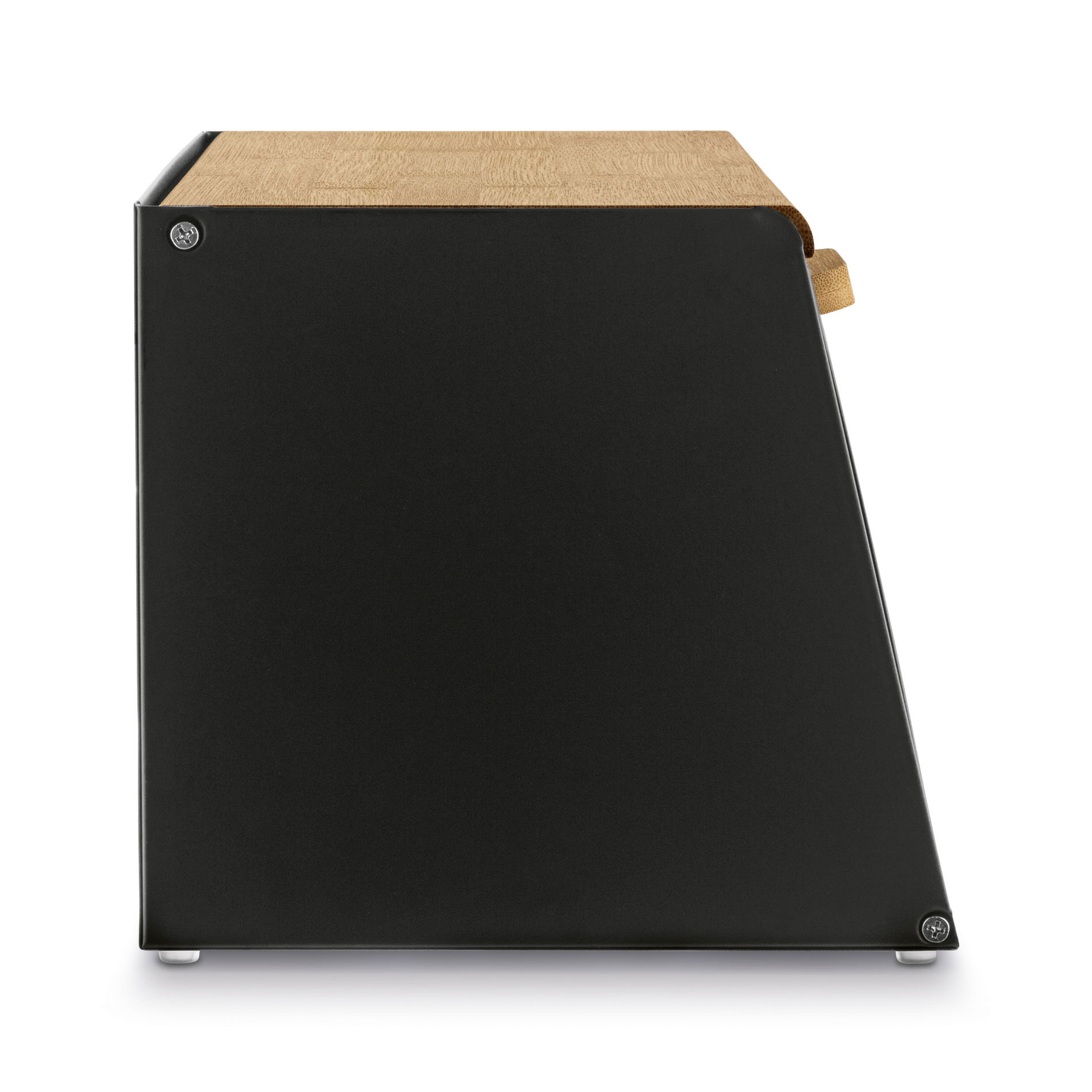 Chlebak stalowy z deską do krojenia TADAR GEOMETRIC WOOD