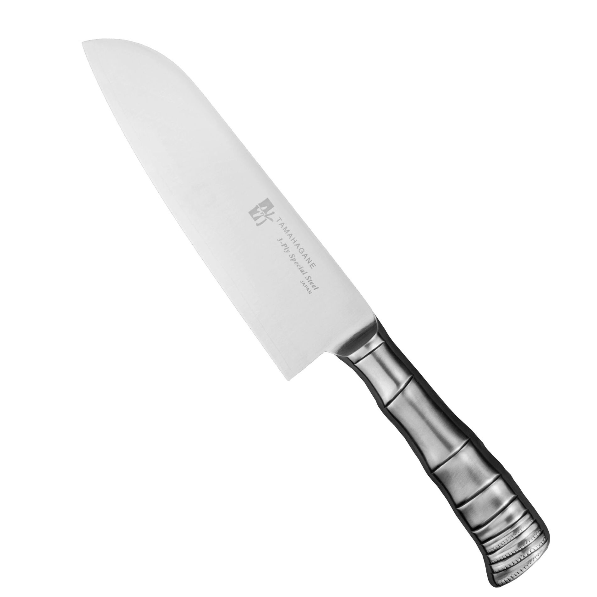 TAMAHAGANE Bamboo 17,5 cm - japonský nôž Santoku z nehrdzavejúcej ocele