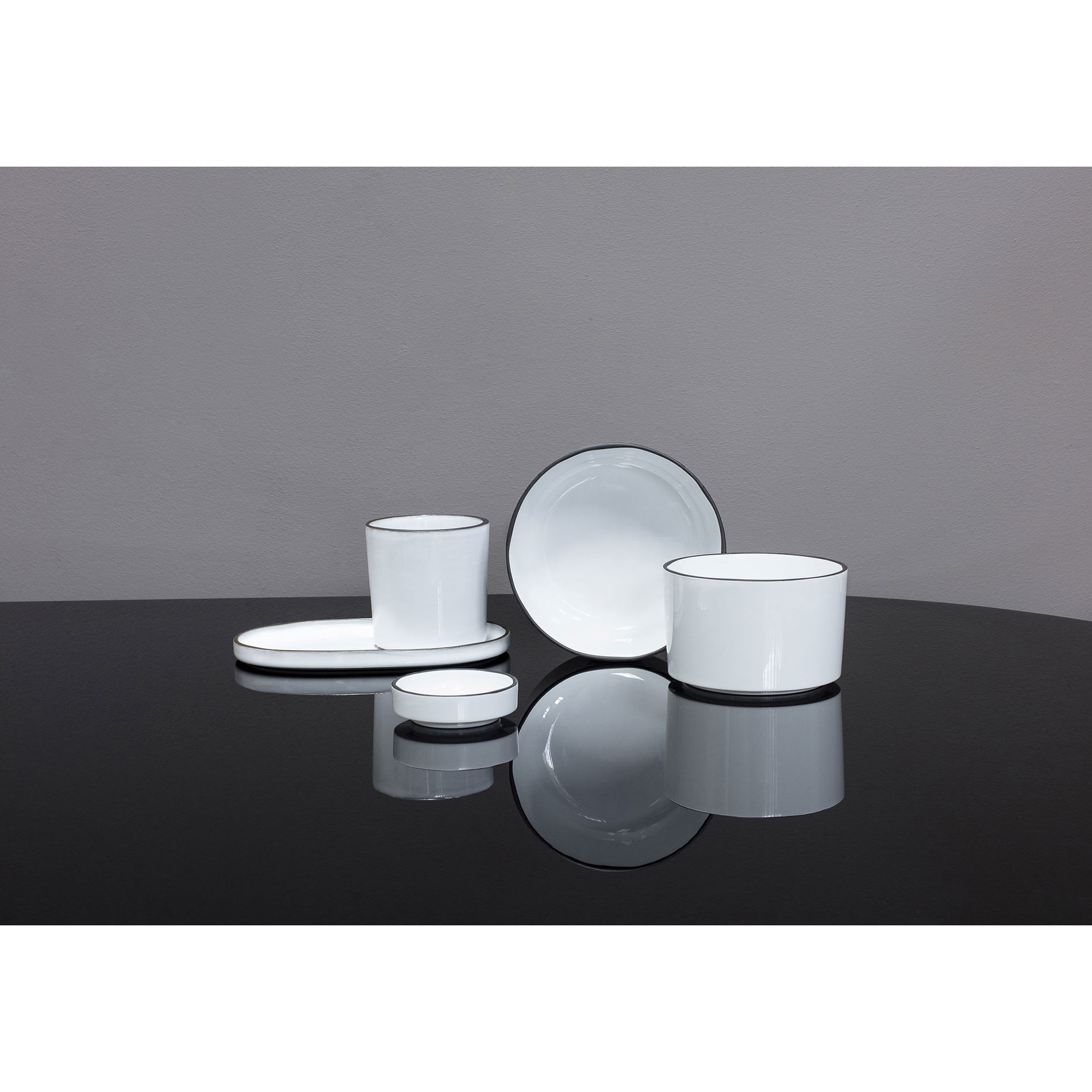 REVOL Caractere Chmura 18 x 11 cm - talerzyk / spodek porcelanowy