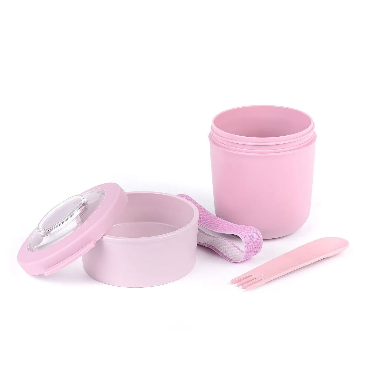 Nádoba na jogurt a müsli z Tritanu s lžičkou AMUSE ON THE GO 0,45 l