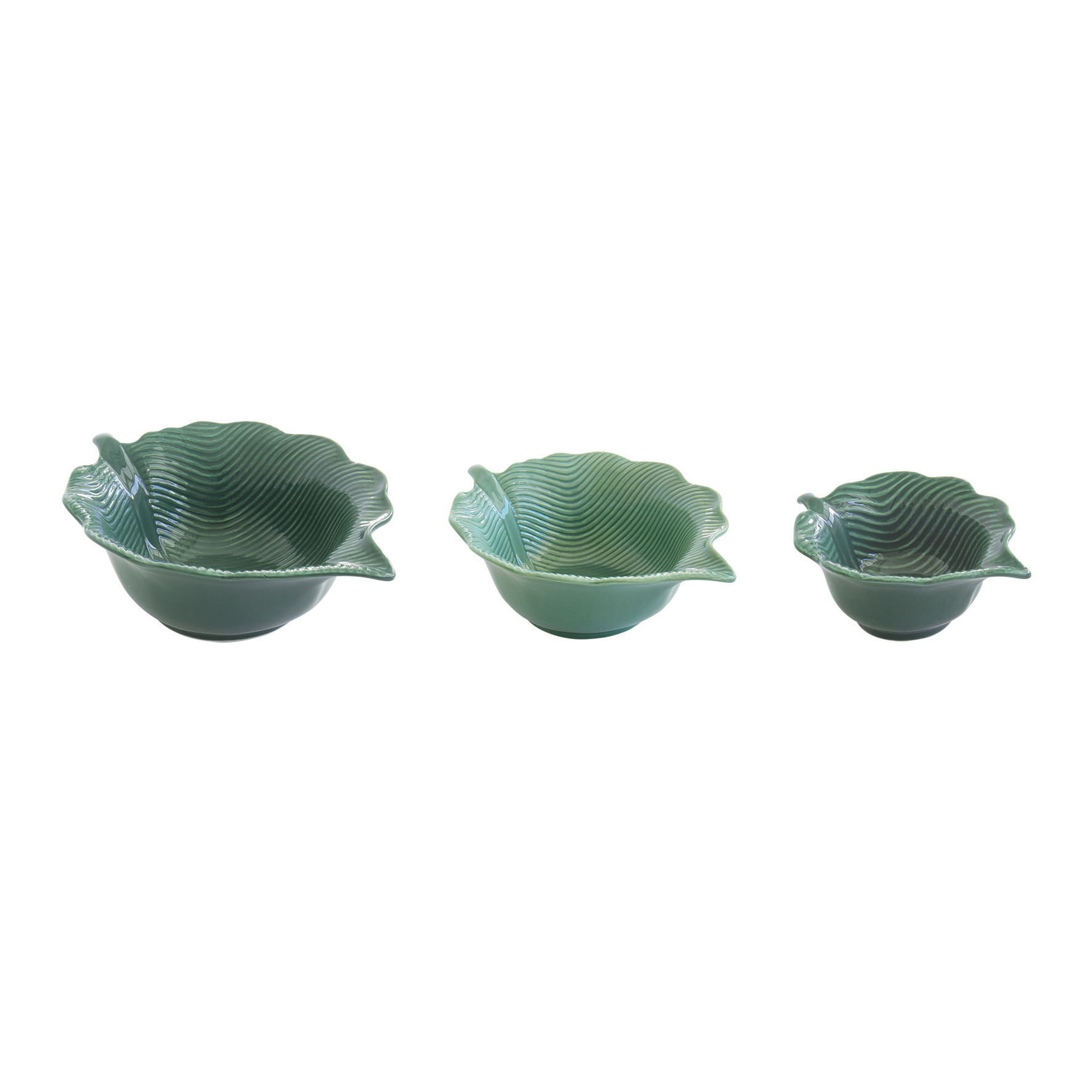 Porcelánová mísa / salátová mísa MADAGASCAR GREEN 3 ks.