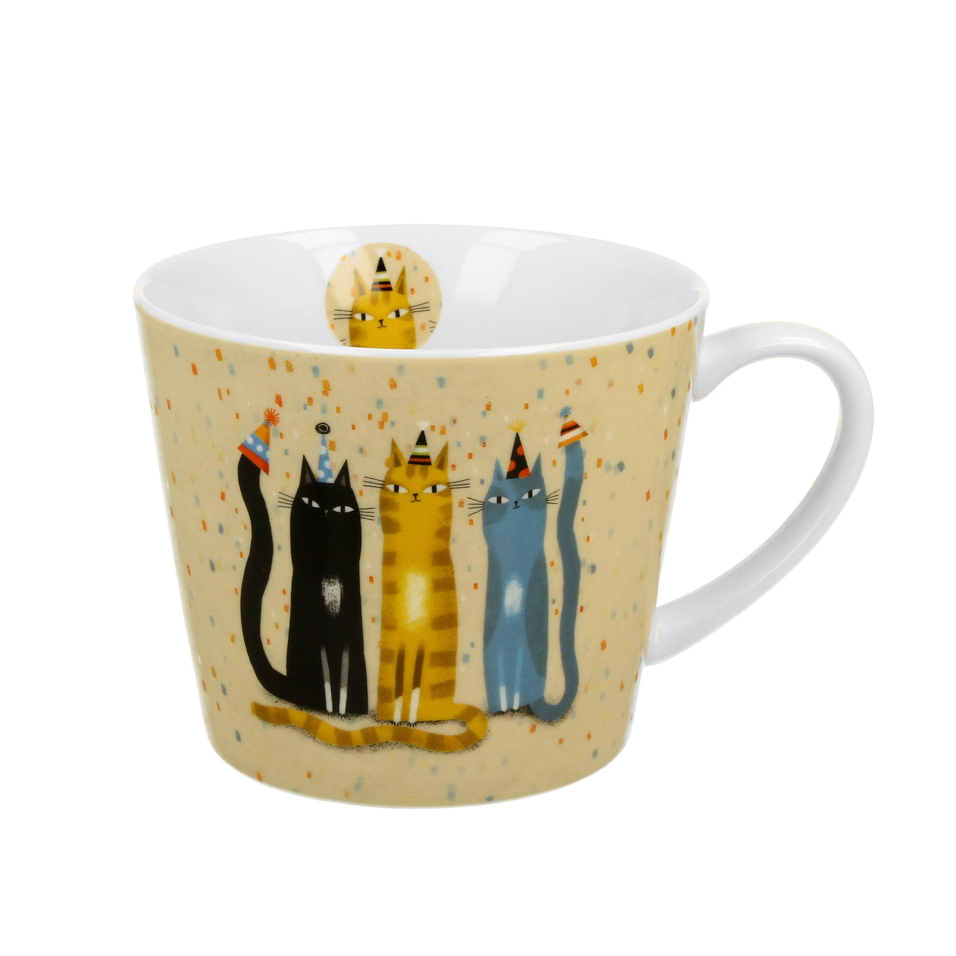Porcelánový hrníček DUO ANIMALS KOCÍ SVĚT PARTY 610 ml