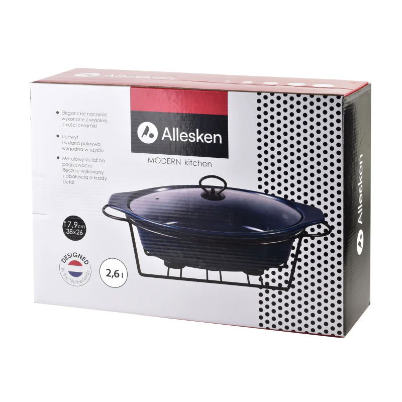 Keramická nádoba s poklicí a ohřívačem MODERN KITCHEN 2,6 l