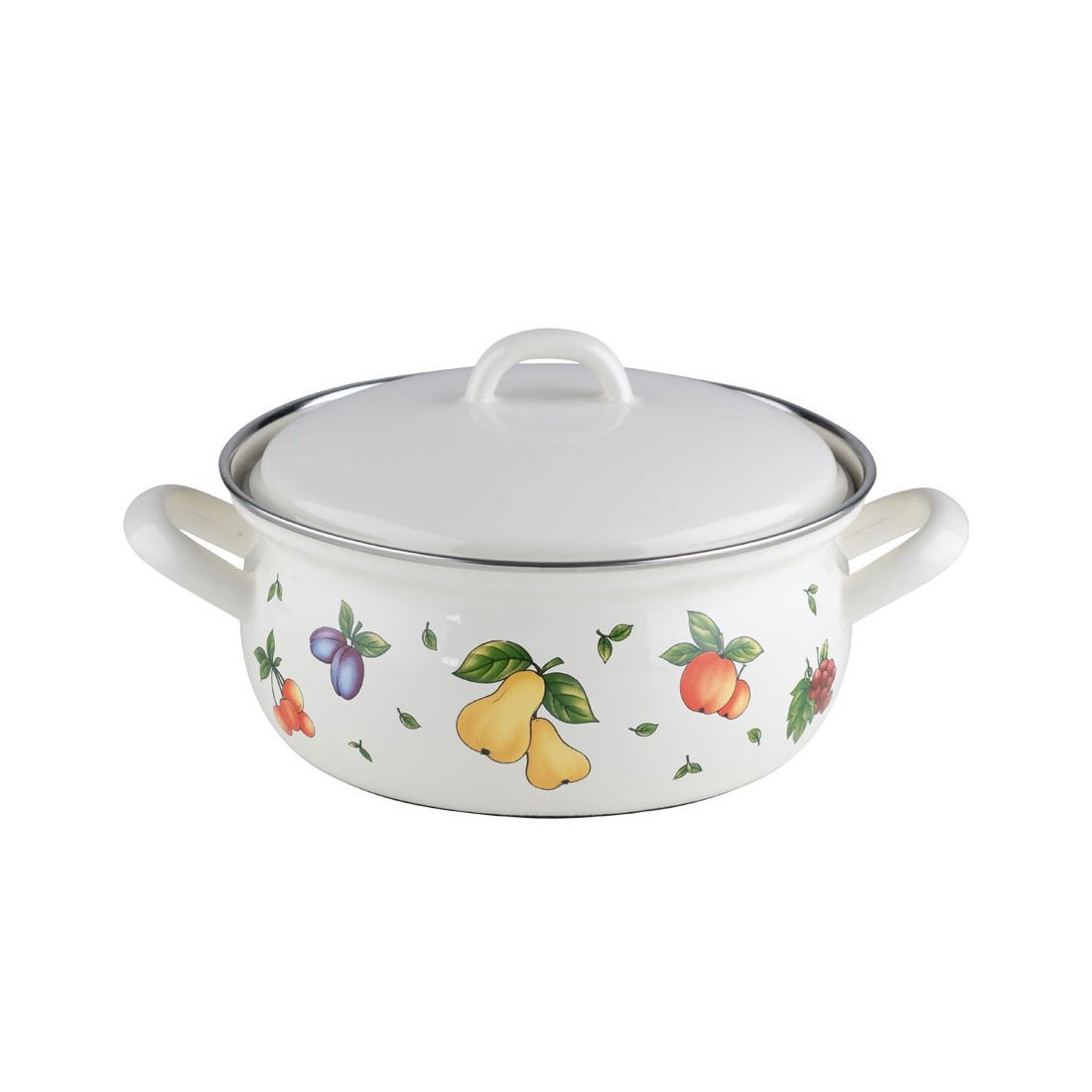 RIESS Fruit Garden 2 l - smaltovaný hrnec s poklicí