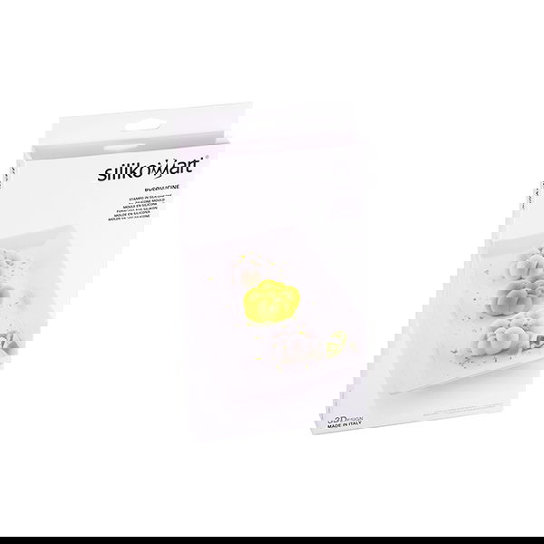 SILIKOMART 3Design Bollicine šedá - silikonová forma na 6 kusů