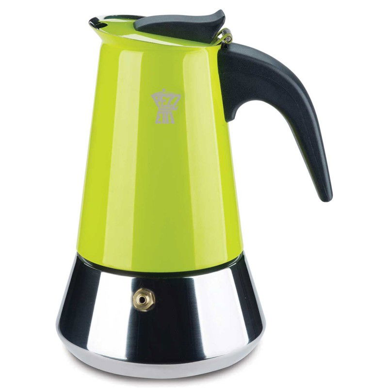 PEZZETTI Steelexpress limonková pre 10 šálkou espresso (10 tz) - oceľový tlakový kávovar