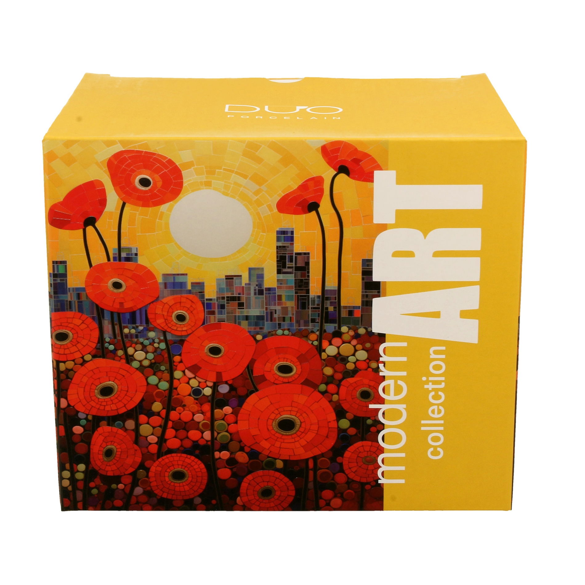 Porcelánový hrnek DUO MODERN POPPIES 750 ml