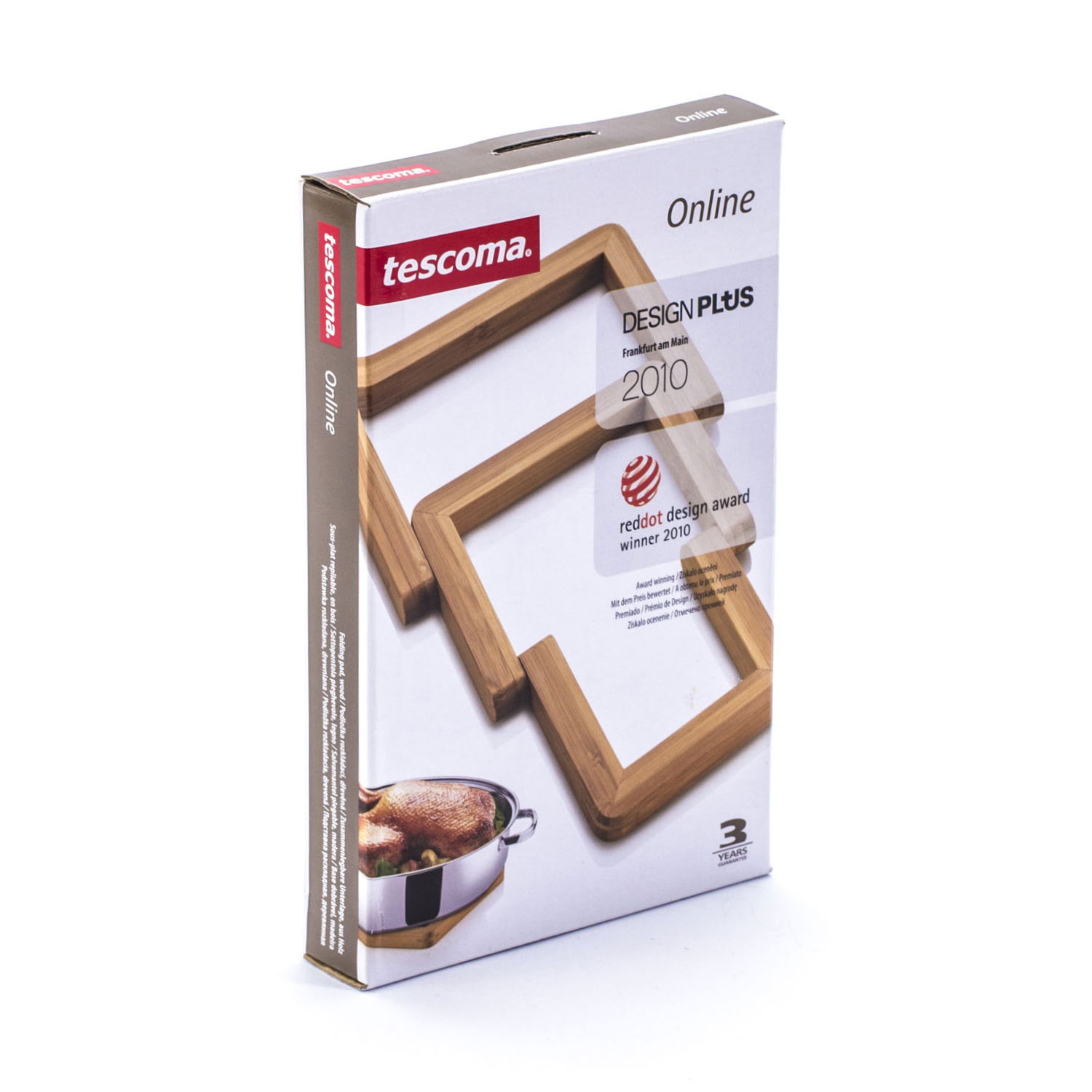 TESCOMA online 25,5 x 16 cm – rozkládací, bambusová podložka pod hrnec