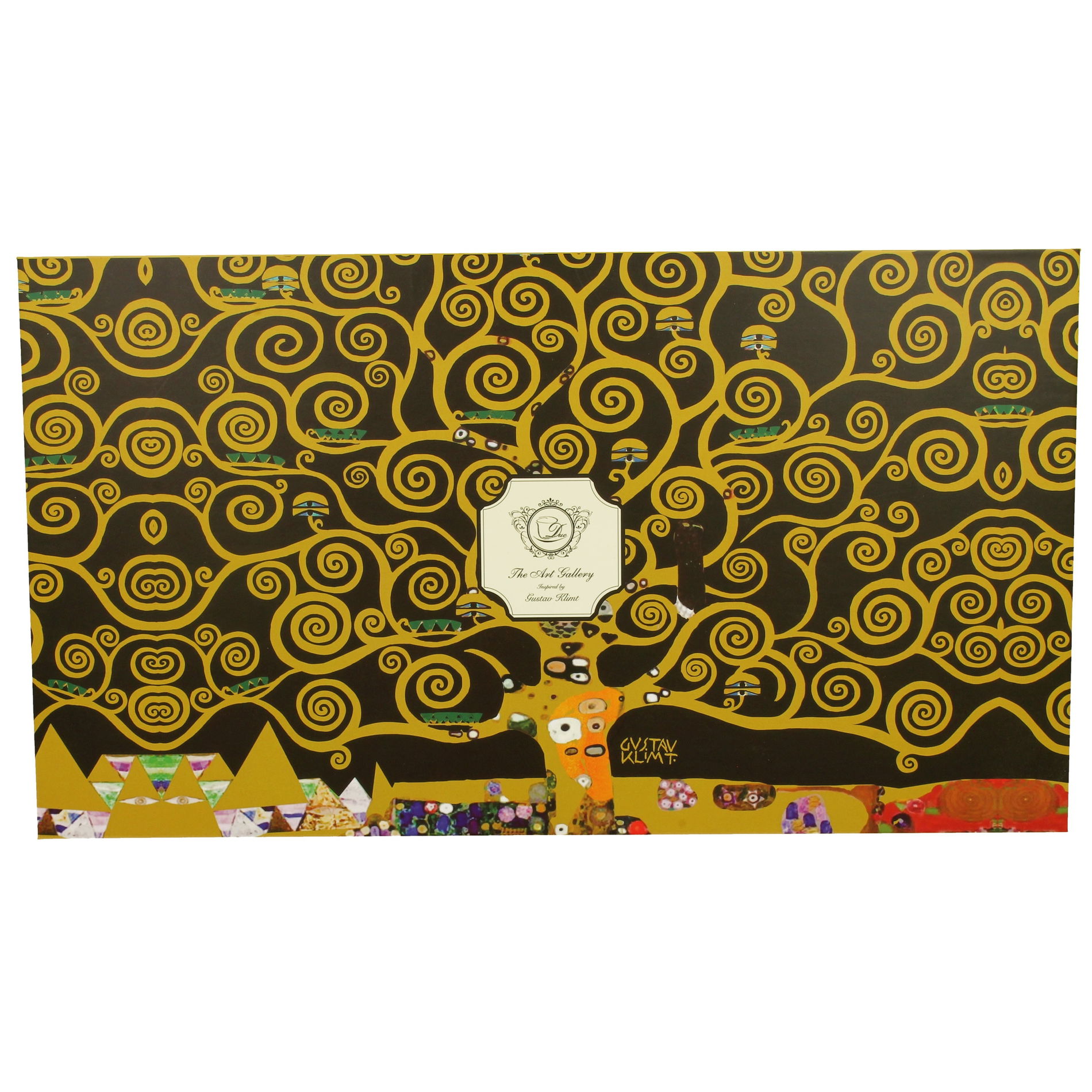 Porcelánové šálky s tanierikmi DUO ART GALLERY TREE OF LIFE BY GUSTAV KLIMT 250 ml 6 ks