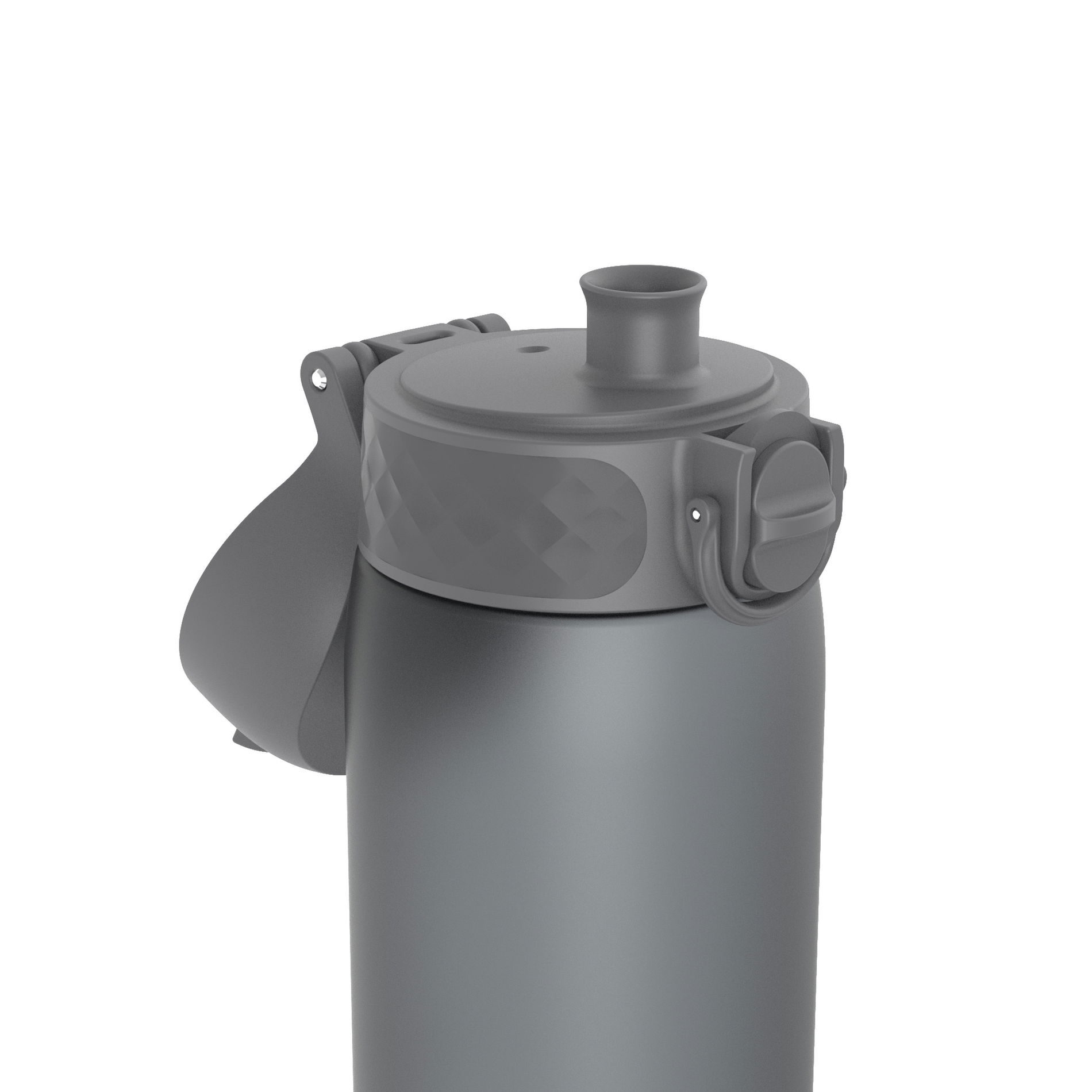 ION8 Recyclon Grey 0,5 l - butelka / bidon na wodę ze słomką