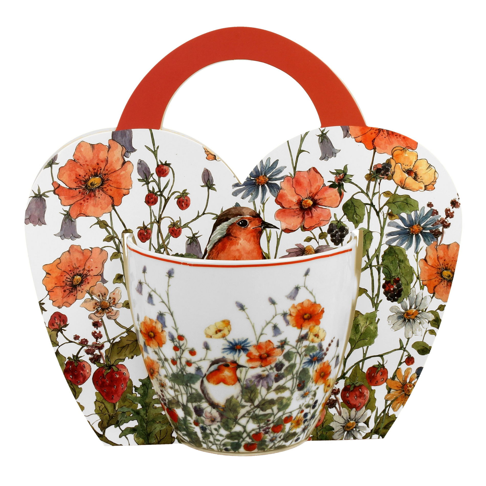 DUO WILD BIRD 460 ml porcelánový hrnek