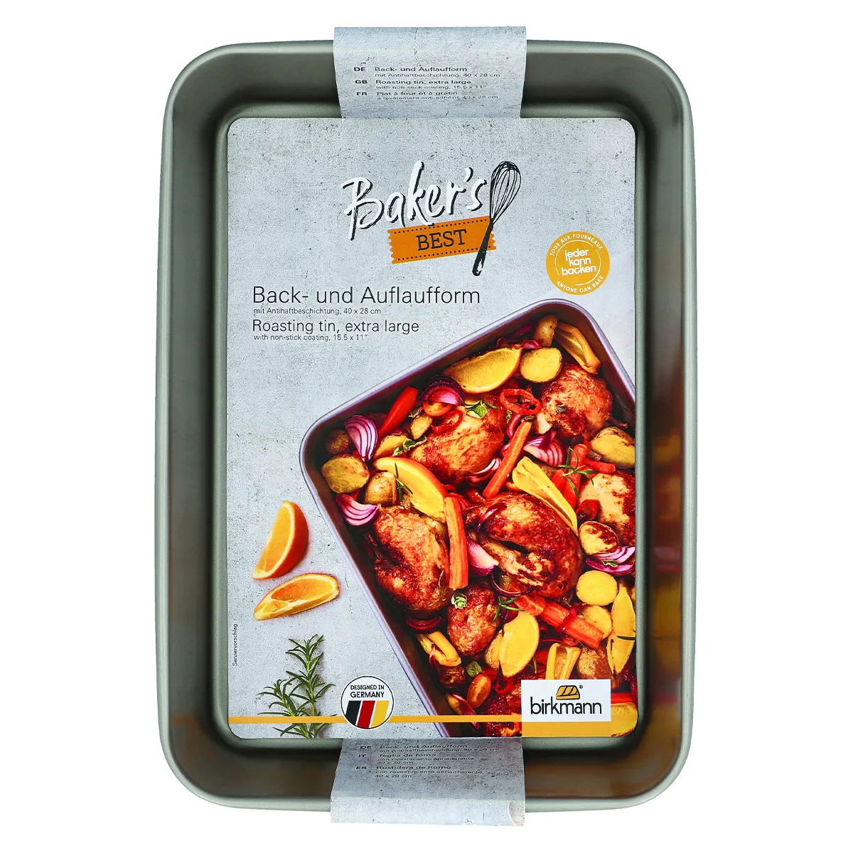 BIRKMANN Baker''s Best 40 x 28 cm - pekáč z uhlíkovej ocele