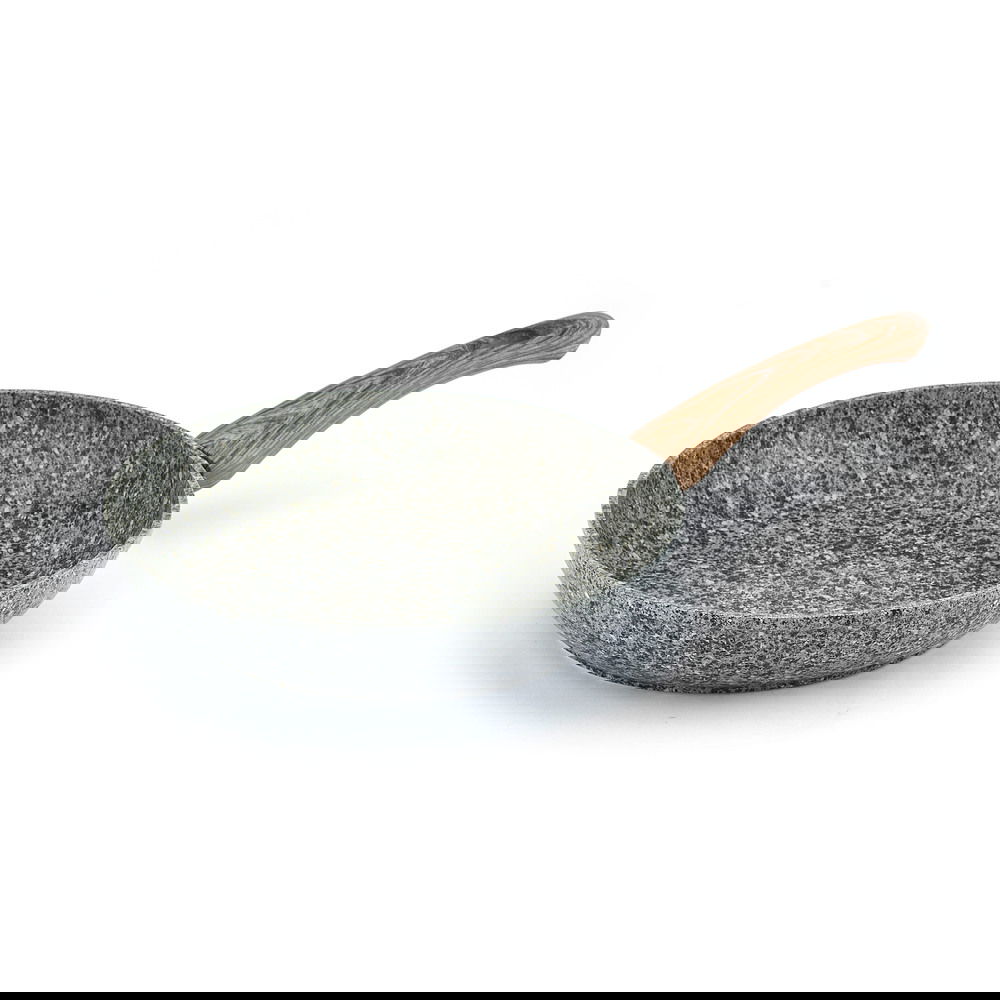 Nepřilnavá žulová pánev KONIGHOFFER VENGA ŠEDÁ 24 cm