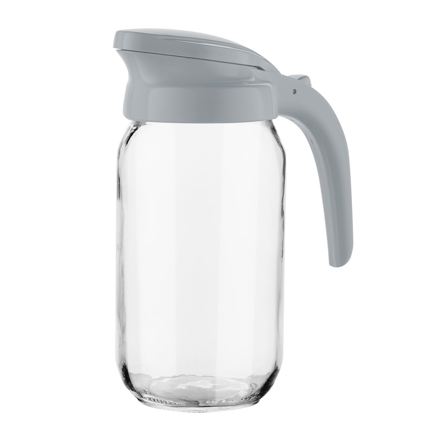 Sklenená nádoba na vodu a nápoje s pokrievkou FLORINA PEAR LINE 1 l MIX FARIEB