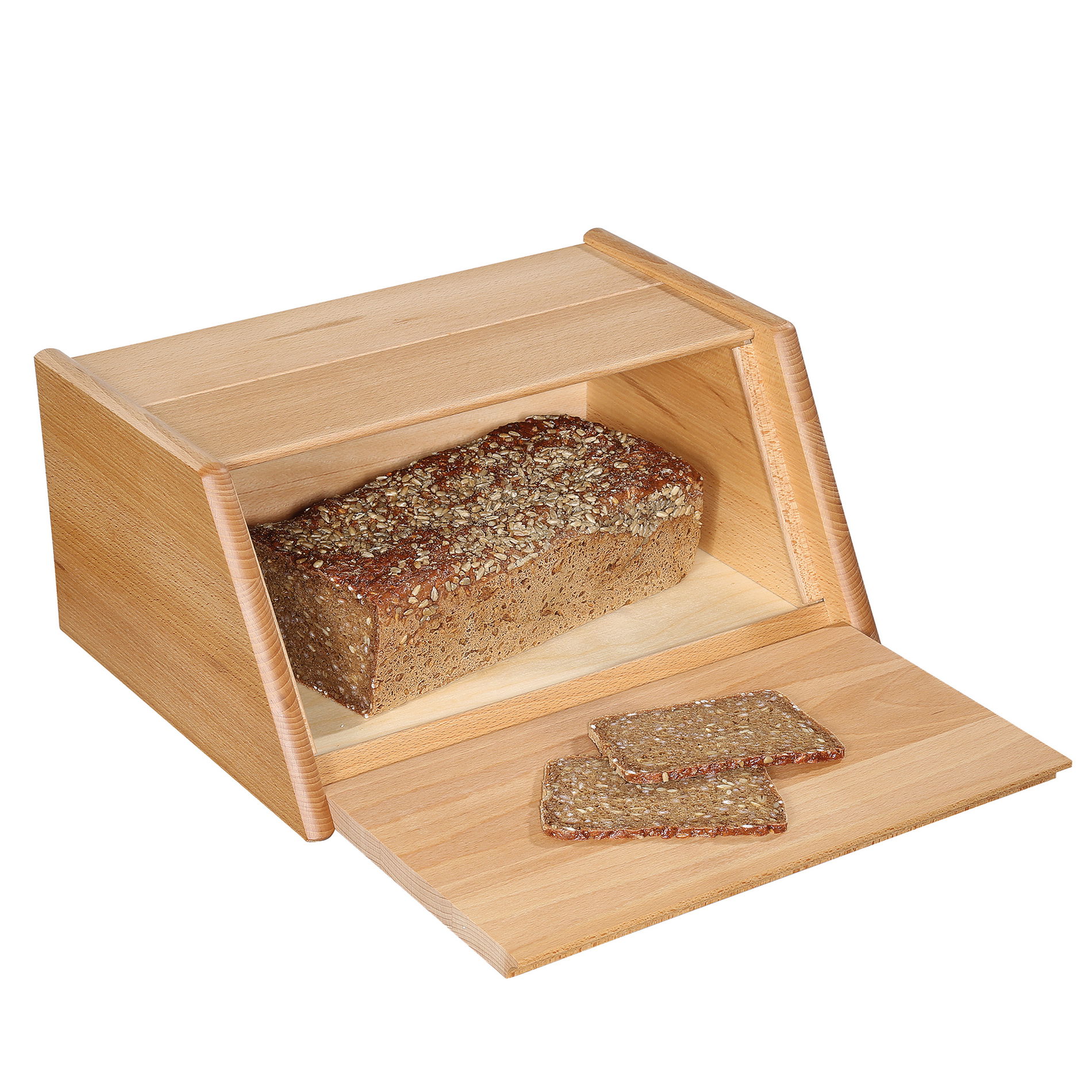 ZASSENHAUS Montana 40 x 30 cm světle hnědý - dřevěný chlebník