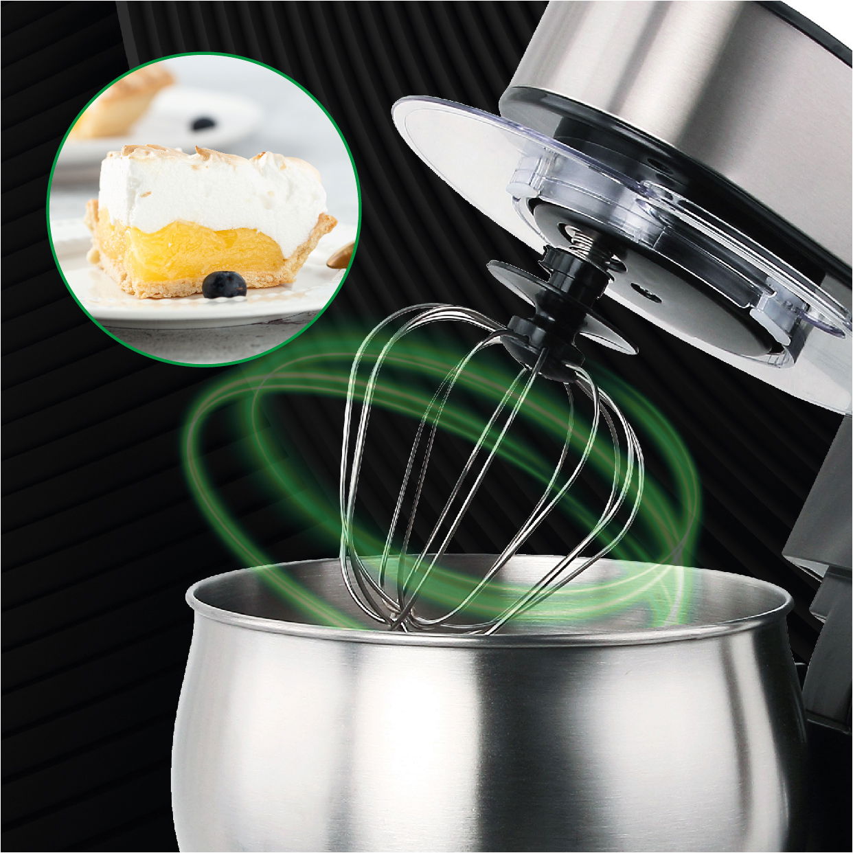 CAMRY CR 4223 2000 W - planetární robot / kuchyňský mixér s mísou