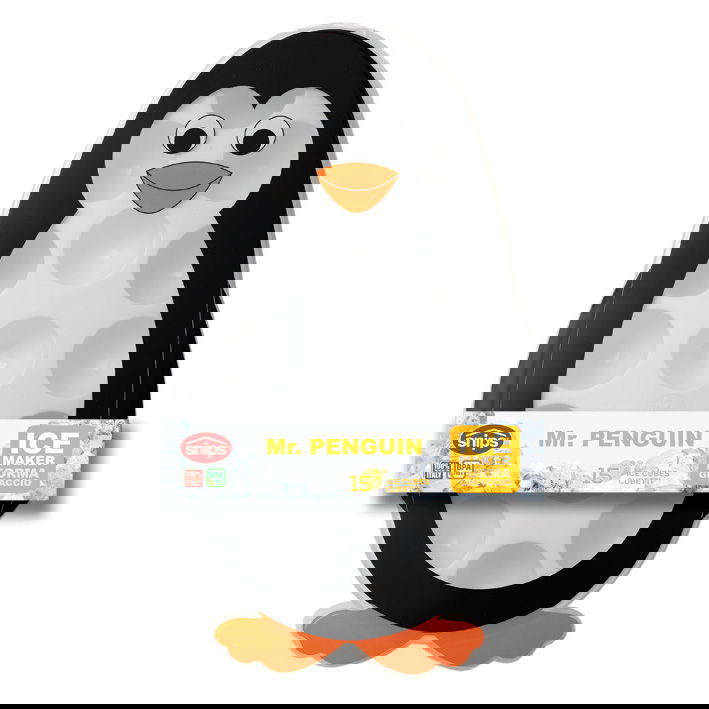 Plastová forma na led s víkem SNIPS PINGWIN