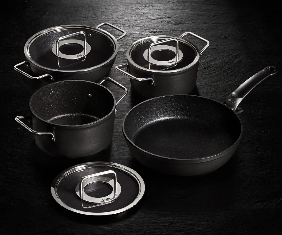 FISSLER Adamant 24 cm - hliníkový hrniec s pokrievkou