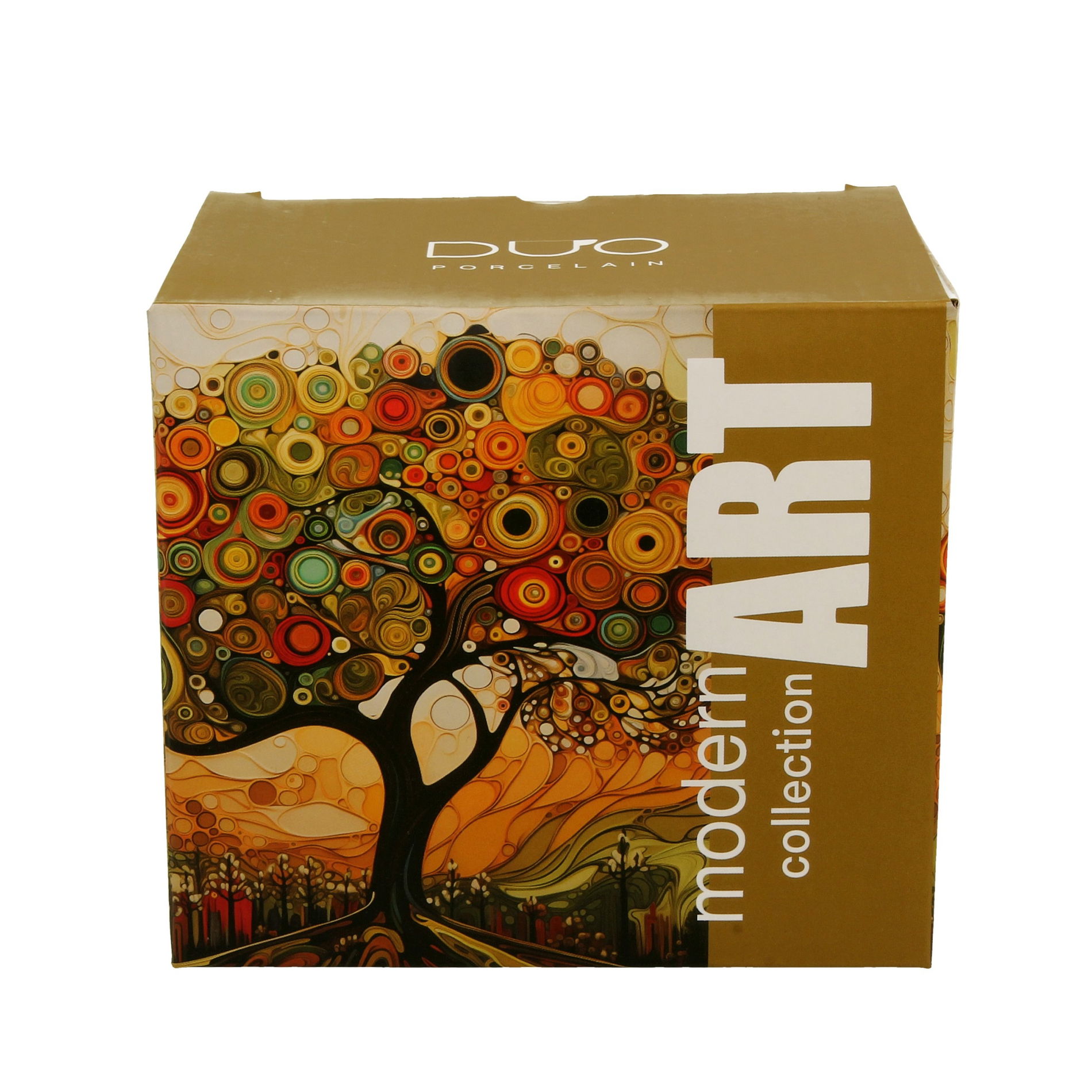 Porcelánový hrnček DUO MODERN STROM 450 ml